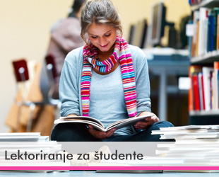 Lektoriranje za �tudente
